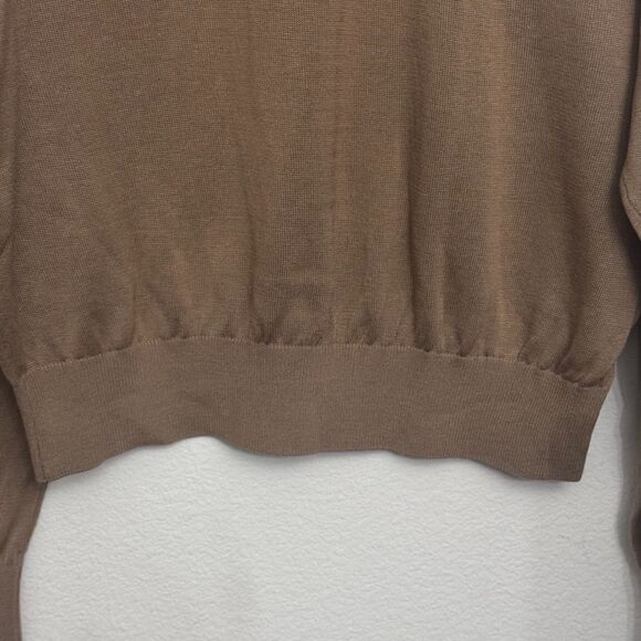 Baracuta Sweater Men's XXL  Brown Silk Blend Sweater NWT  Gift ready - Picture 8 of 8